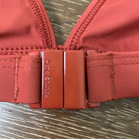 Acne studios Womens red/orange Hedea bikini top
S - Picture 4 of 5